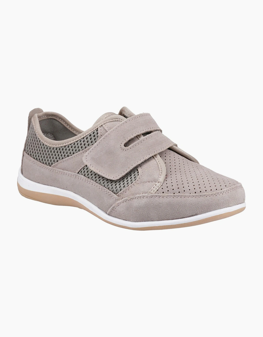 Fleet & Foster Pamela Memory Foam Womens Trainers Taupe