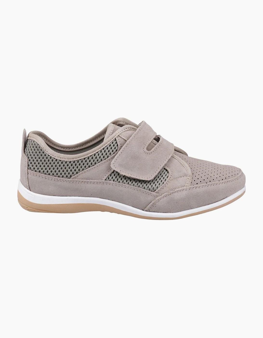 Fleet & Foster Pamela Memory Foam Womens Trainers Taupe