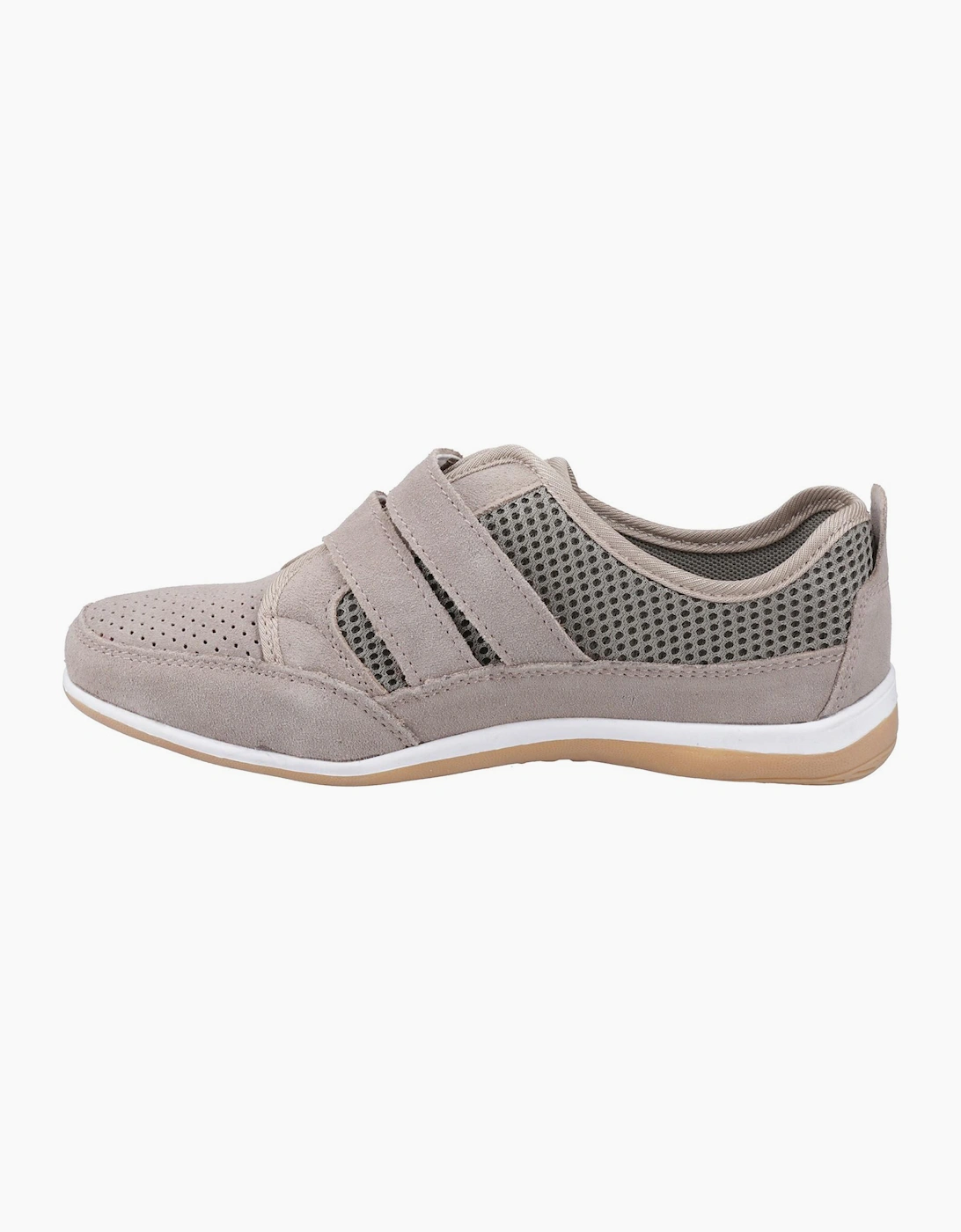 Fleet & Foster Pamela Memory Foam Womens Trainers Taupe