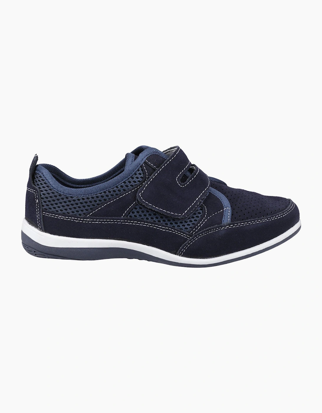 Fleet & Foster Pamela Memory Foam Womens Trainers Navy