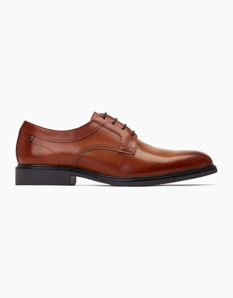 Base London Drake Waxy Mens Leather Shoes Tan
