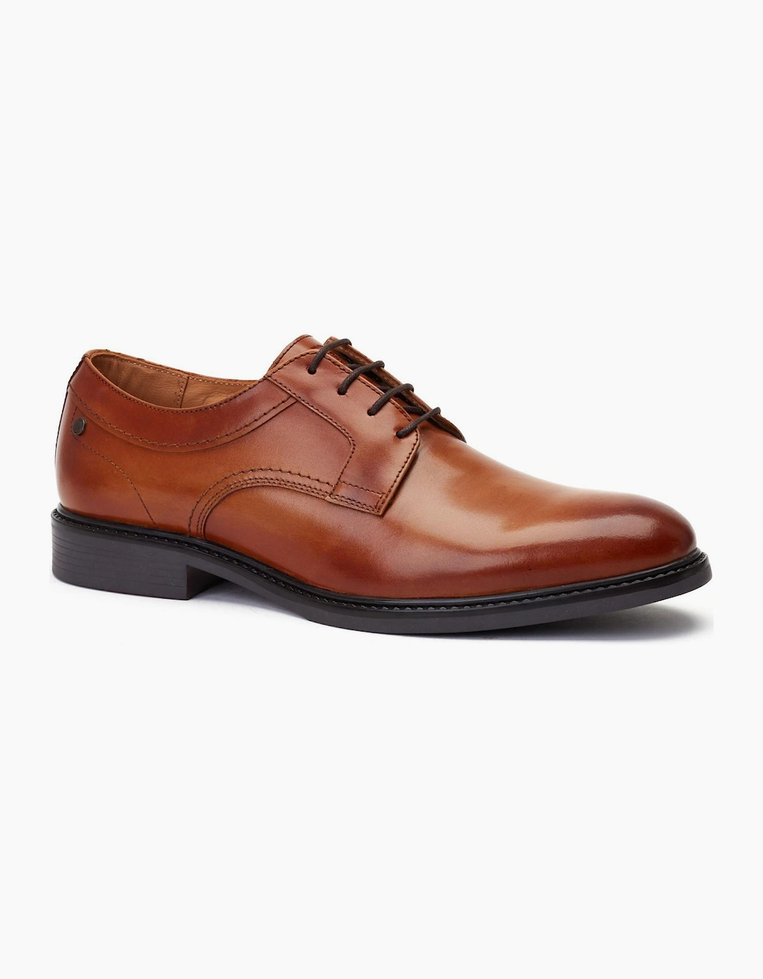 Base London Drake Waxy Mens Leather Shoes Tan