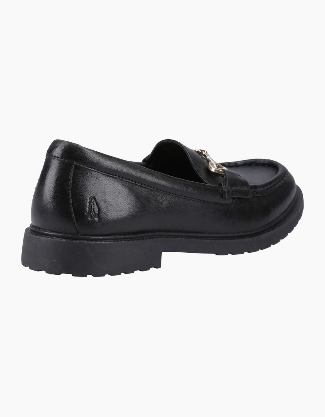 Hush Puppies Verity Womens Leather Loafers Black