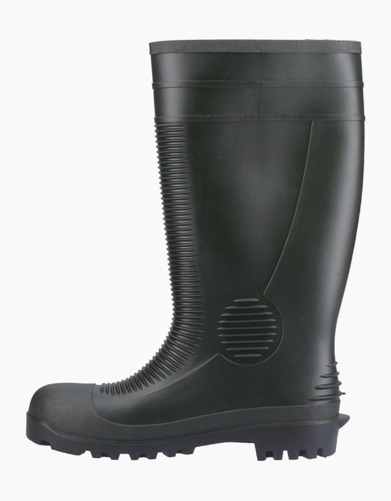 Centek FS340 Unisex Safety Wellington Boots Green/Black