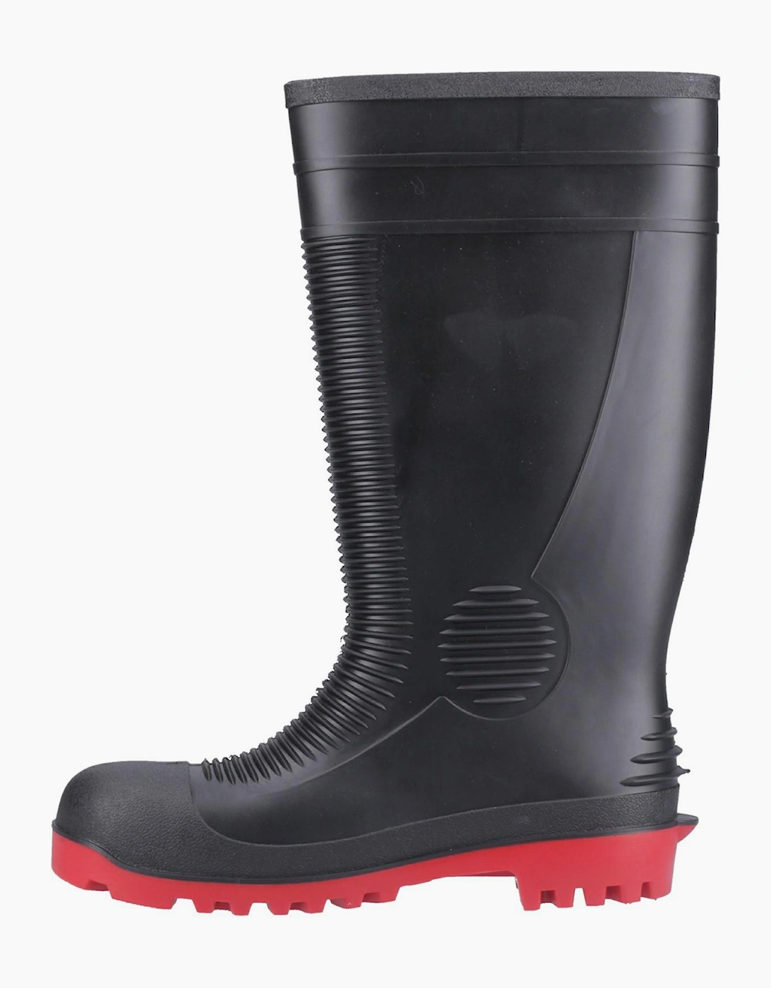 Centek FS340 Unisex Safety Wellington Boots Black/Red