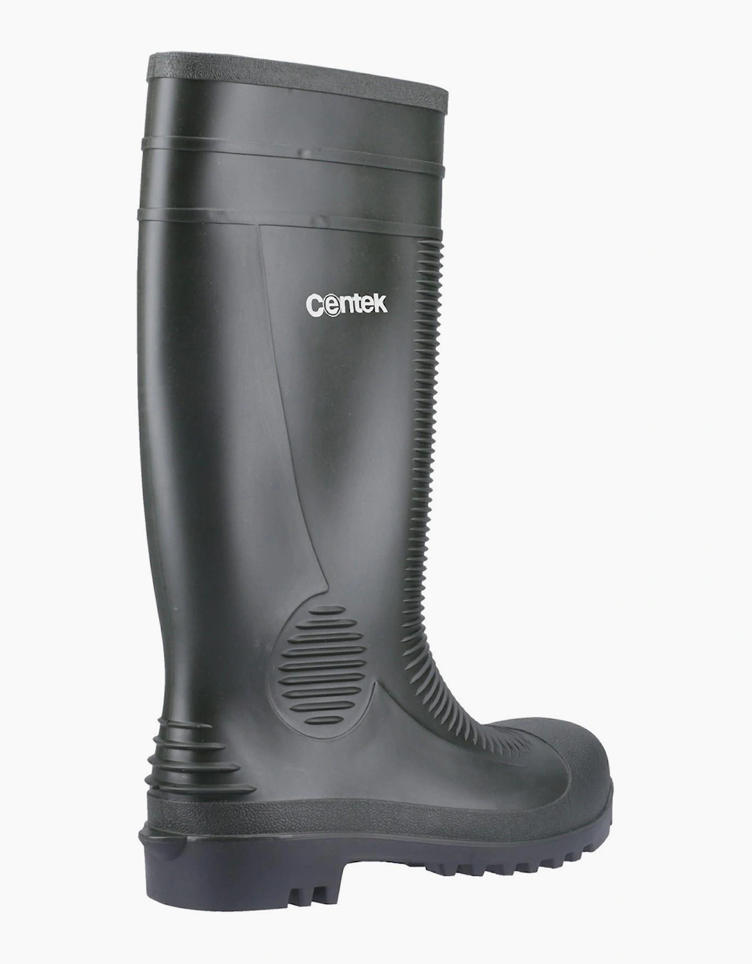 Centek FS340 Unisex Safety Wellington Boots Green/Black