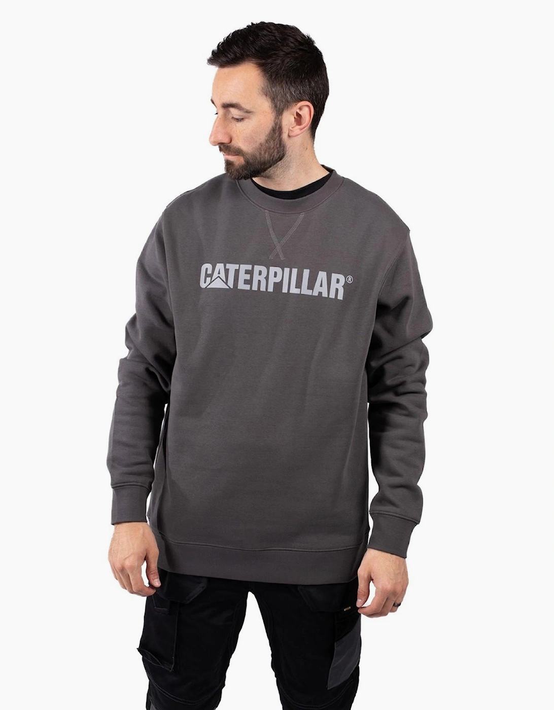 Caterpillar Midweight Mens Sweatshirt Magnet