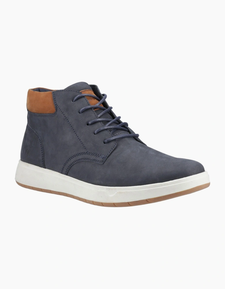 Hush Puppies Bronko Mens Chukka Boots Navy