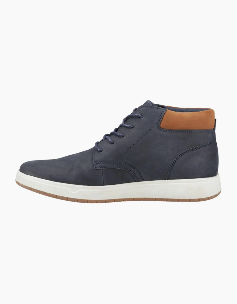 Hush Puppies Bronko Mens Chukka Boots Navy