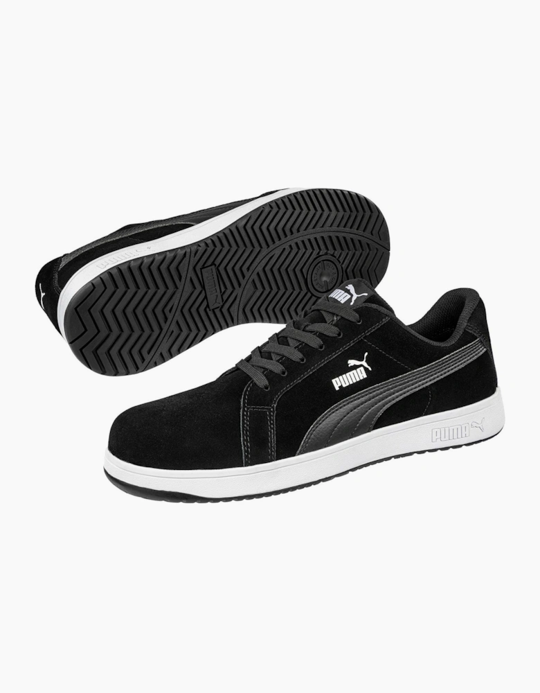 Puma Safety Iconic Low Safety Shoes Mens Black