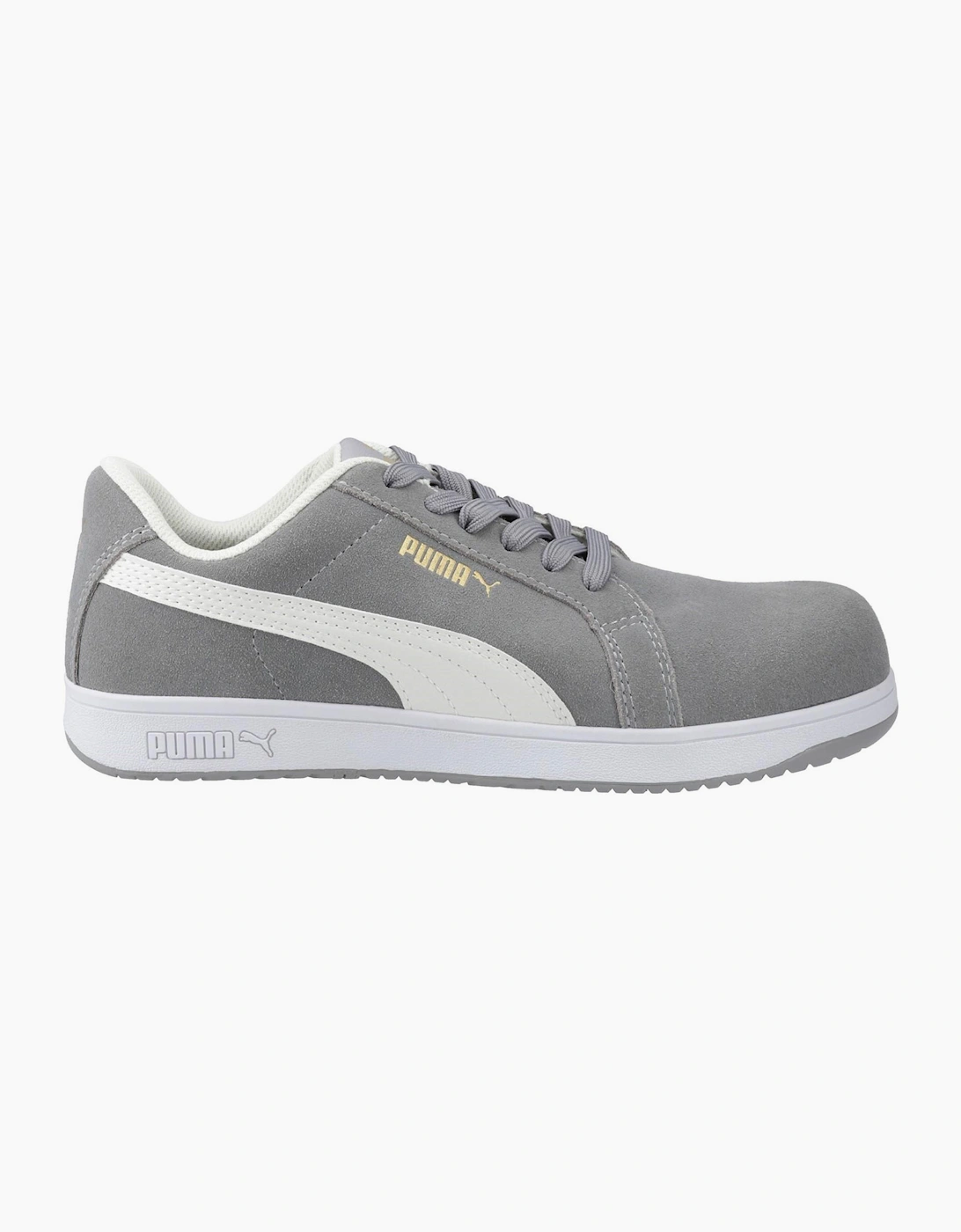 Puma Safety Iconic Low Mens Safety Shoes Grey