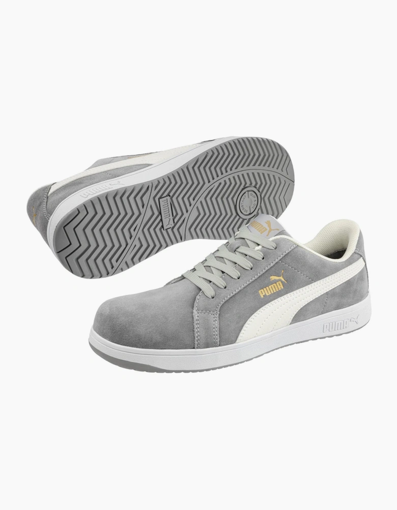 Puma Safety Iconic Low Mens Safety Shoes Grey