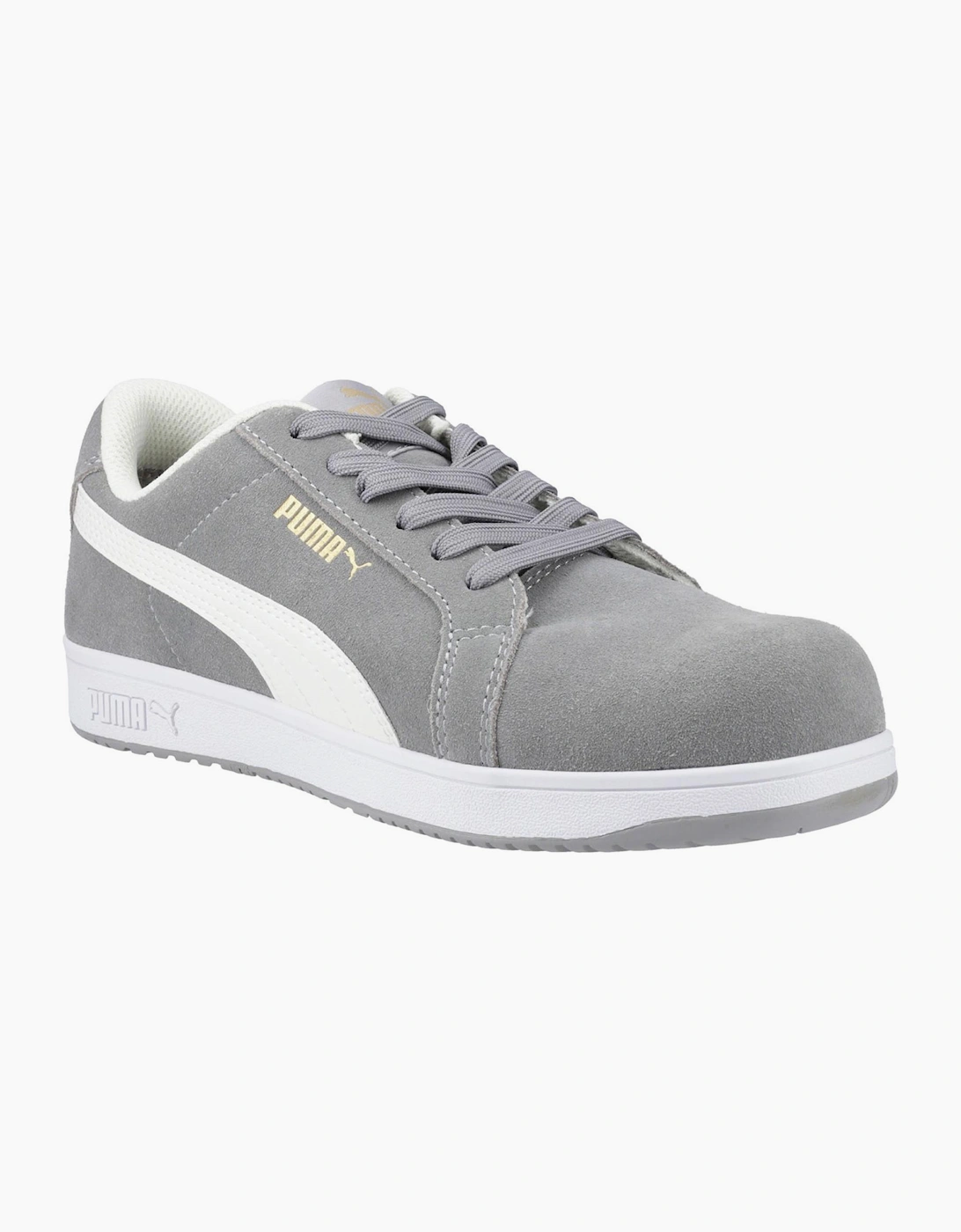 Puma Safety Iconic Low Mens Safety Shoes Grey
