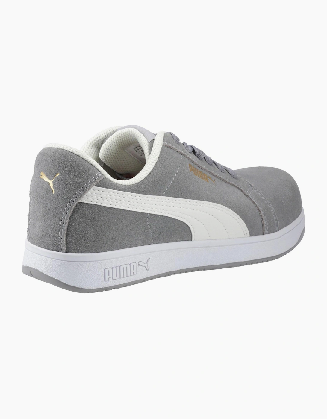 Puma Safety Iconic Low Mens Safety Shoes Grey