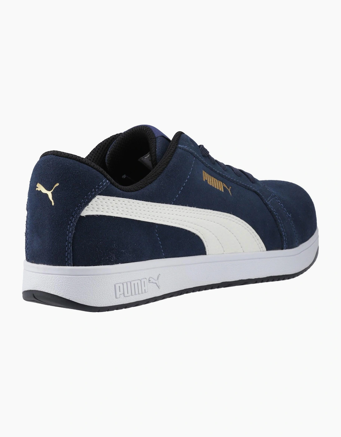 Puma Safety Iconic Low Safety Shoes Mens Navy
