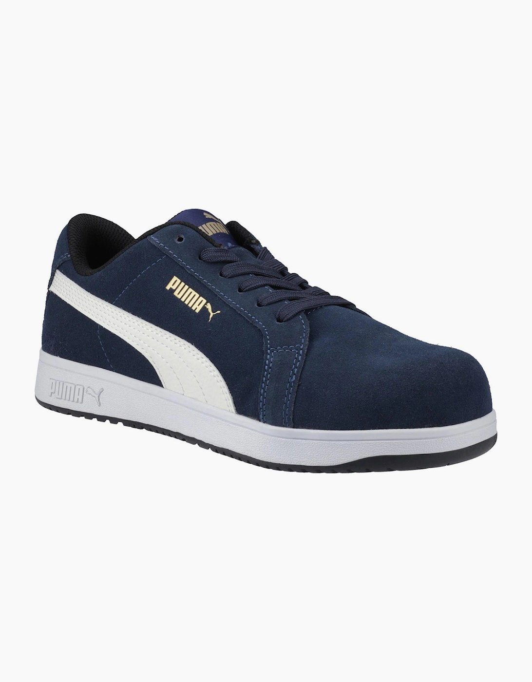 Puma Safety Iconic Low Safety Shoes Mens Navy