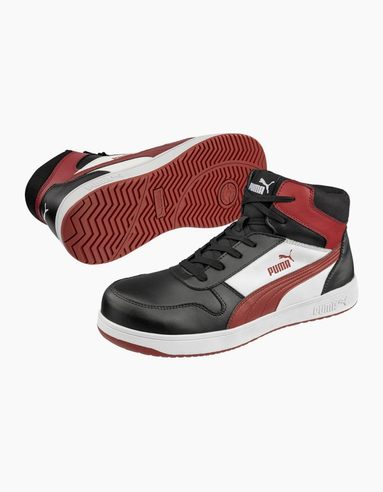 Puma Safety Frontcourt Safety Shoes Mens Black/Red