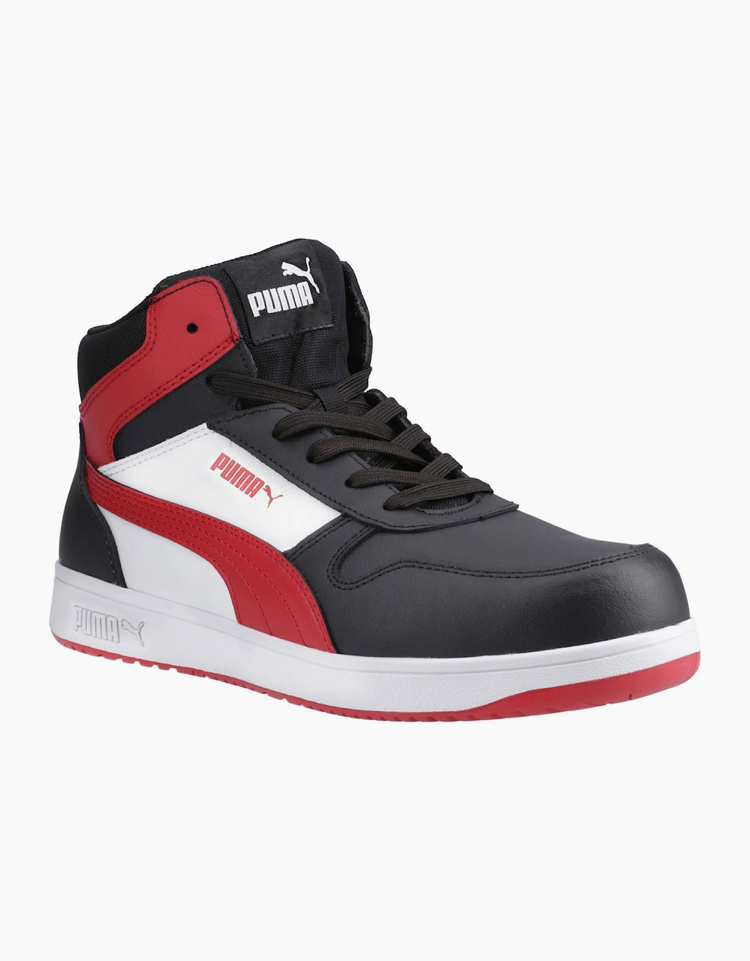 Puma Safety Frontcourt Safety Shoes Mens Black/Red