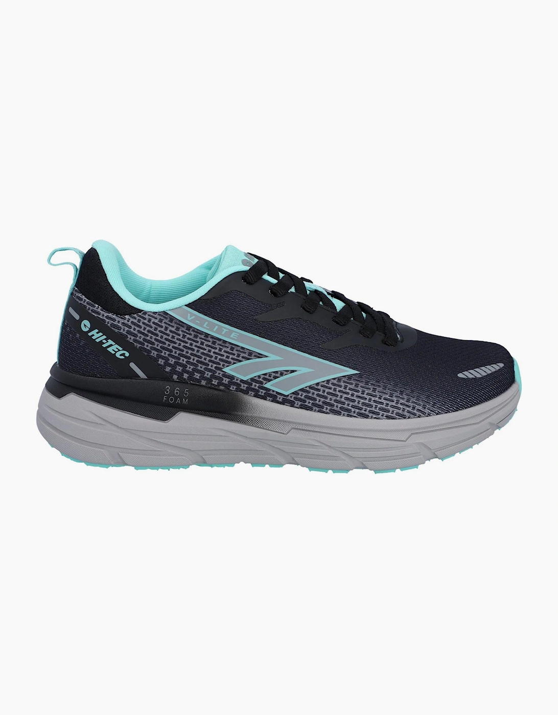 Hi-Tec Promenade Womens Trainers Black /Grey / Mint