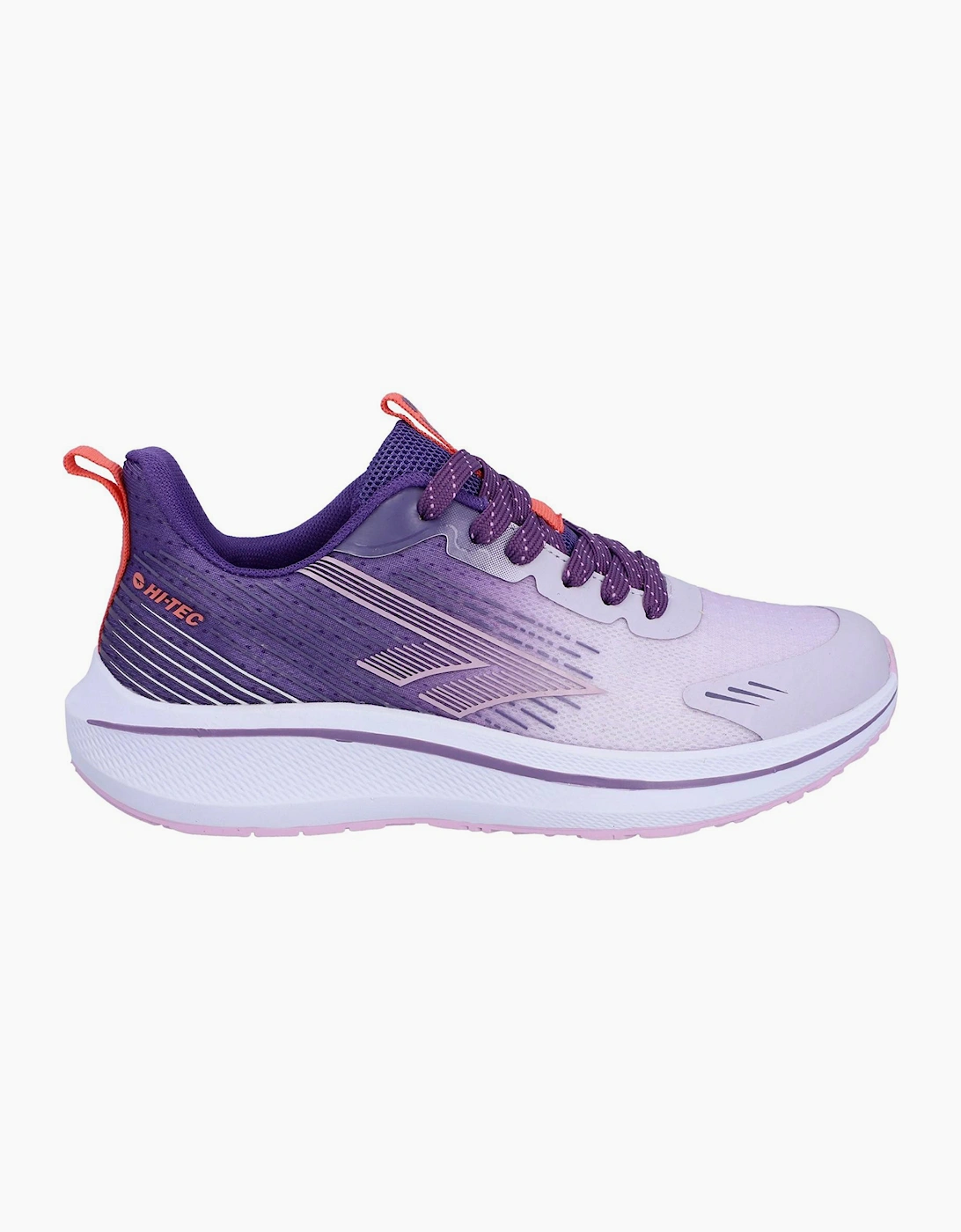 Hi-Tec Santorini Womens Trainers Mystical / Thistle / Burnt Coral