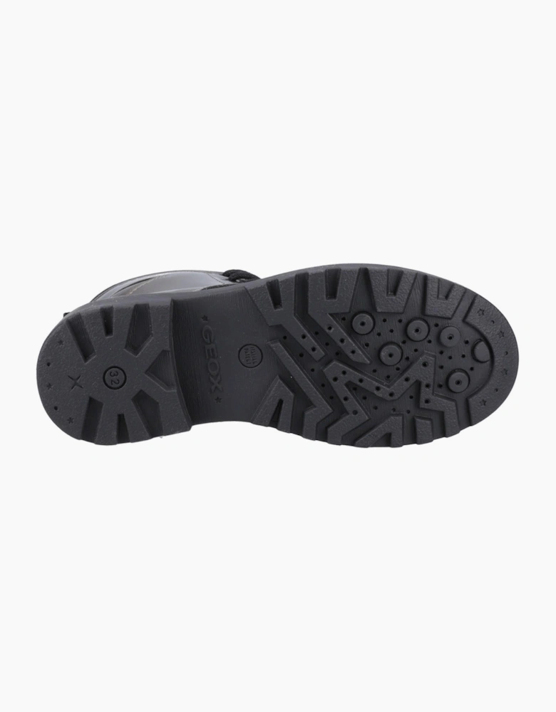 Geox J Casey G Womens Boots Silver