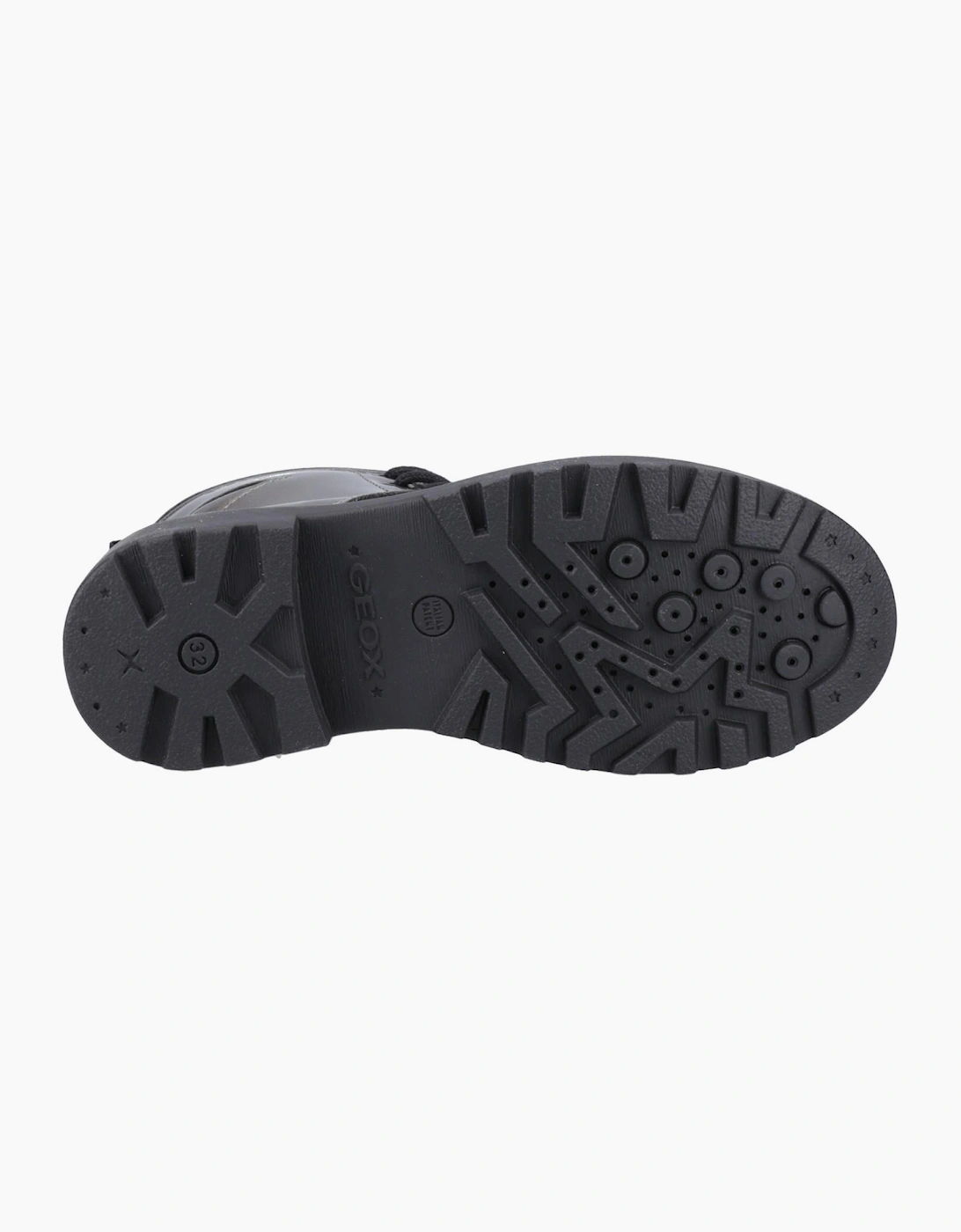 Geox J Casey G Womens Boots Silver