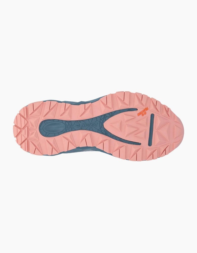 Hi-Tec Geo Nakuru Womens Trainers Flintstone/Coral