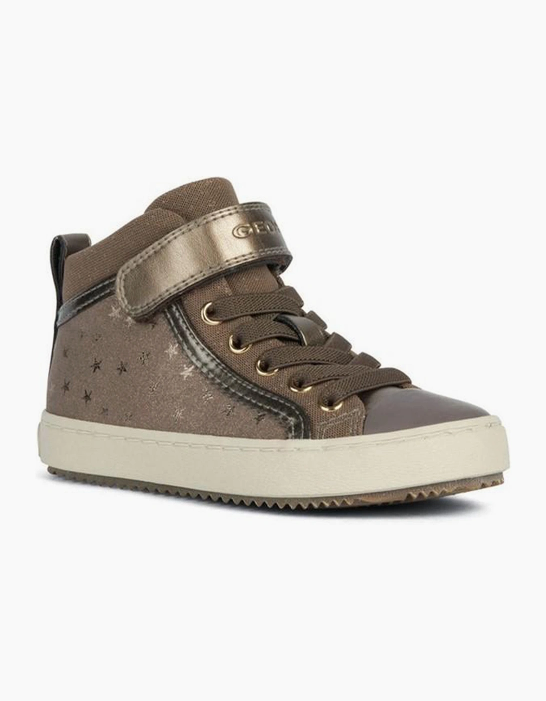 Geox Kalispera Junior Girls Trainers Smoke Grey