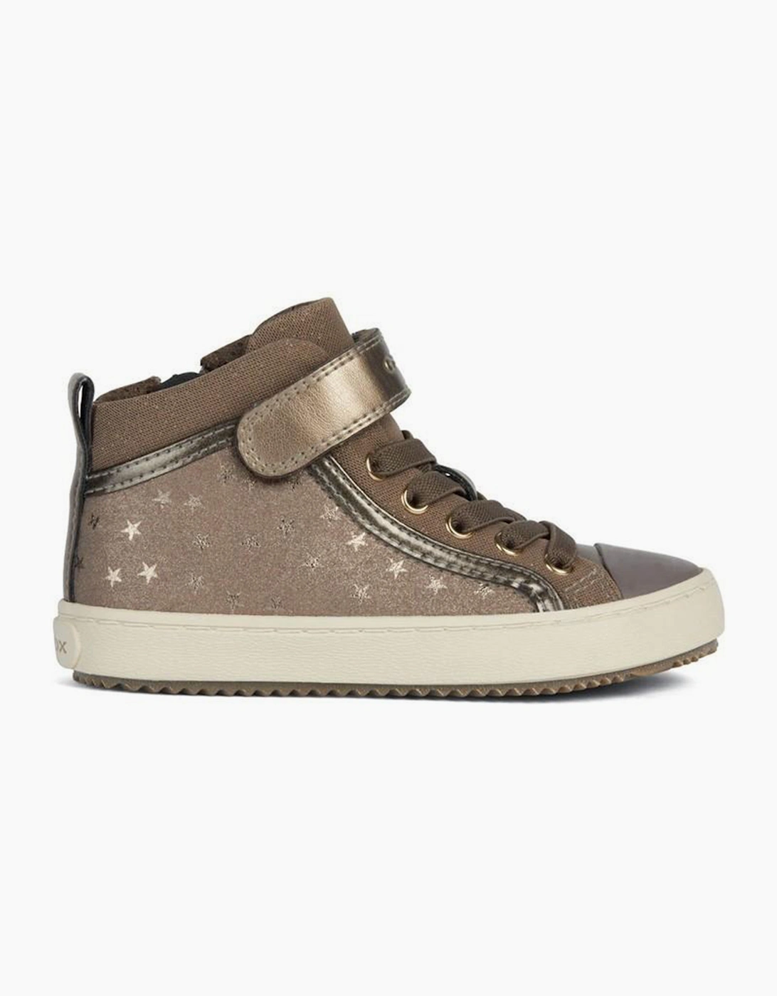 Geox Kalispera Junior Girls Trainers Smoke Grey