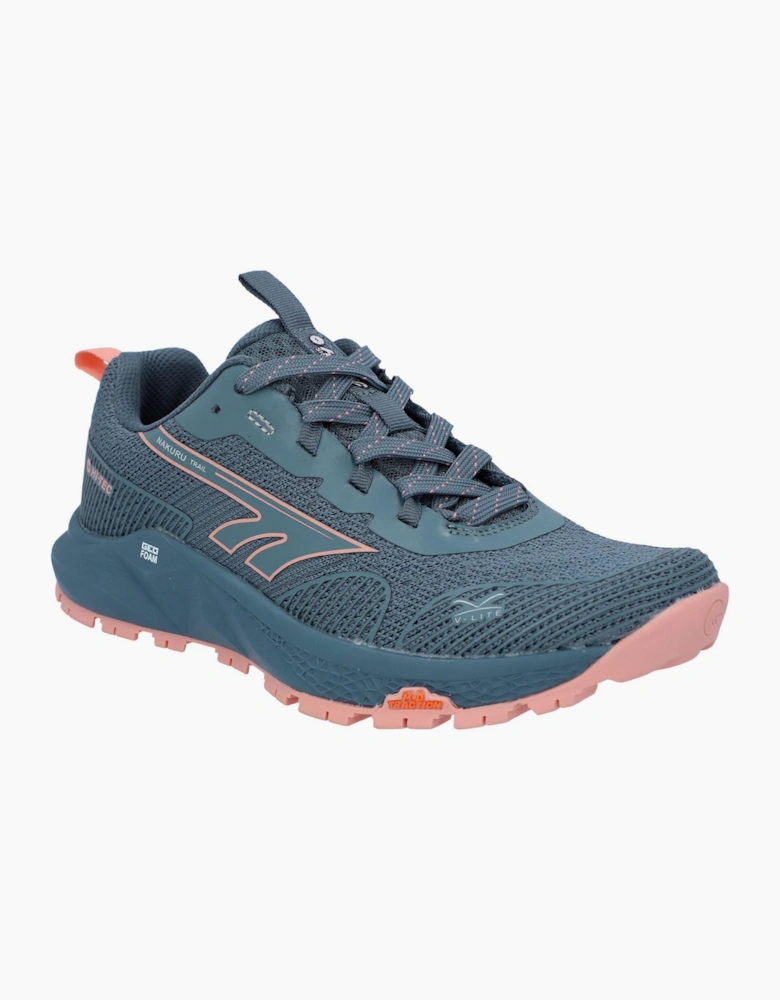 Hi-Tec Geo Nakuru Womens Trainers Flintstone/Coral