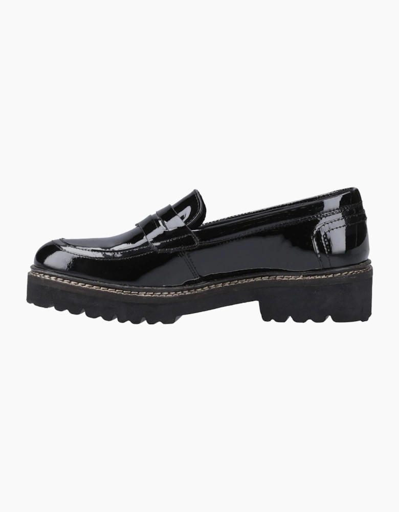 Pod Kenny Loafers Womens Black Patent