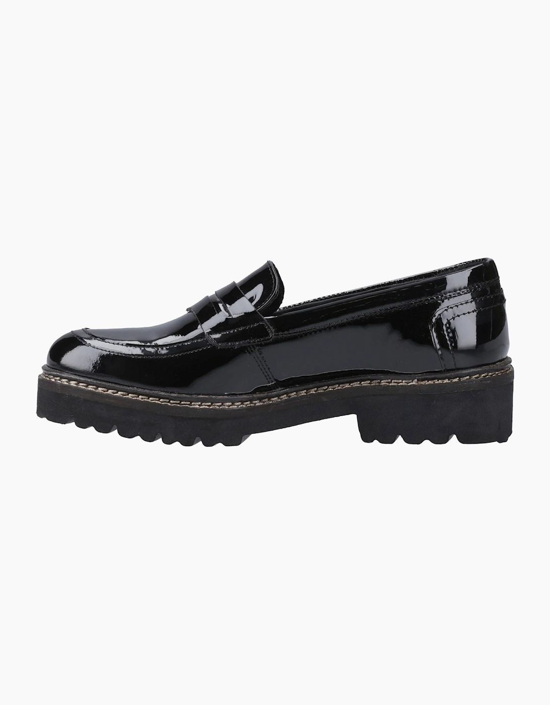 Pod Kenny Loafers Womens Black Patent