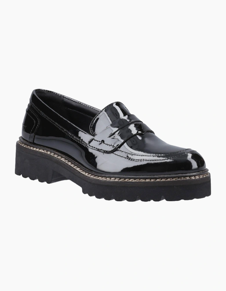 Pod Kenny Loafers Womens Black Patent