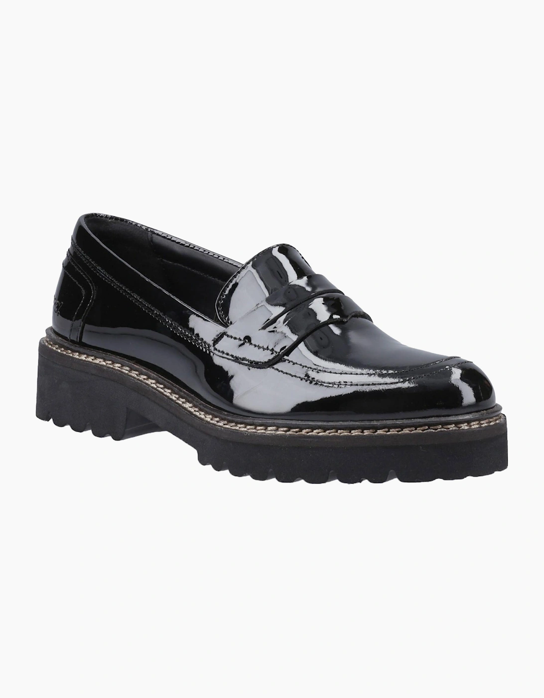 Pod Kenny Loafers Womens Black Patent