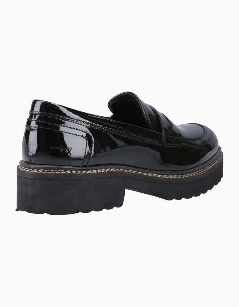 Pod Kenny Loafers Womens Black Patent