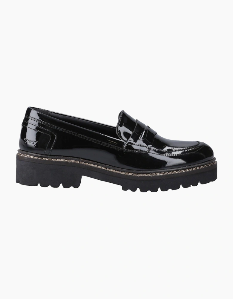 Pod Kenny Loafers Womens Black Patent