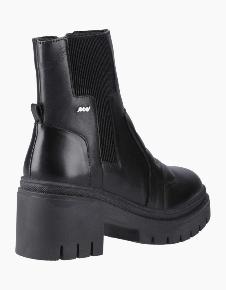 Pod Lillian Heeled Ankle Boot Black