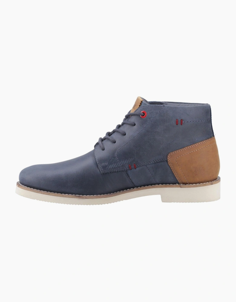 Pod Aries Mens Chukka Boots Navy