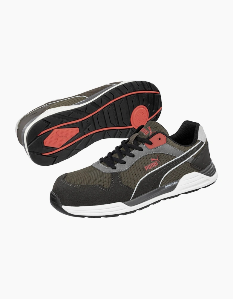 Puma Safety Frontside Ivy Low Trainer Mens Ivy/White/Red