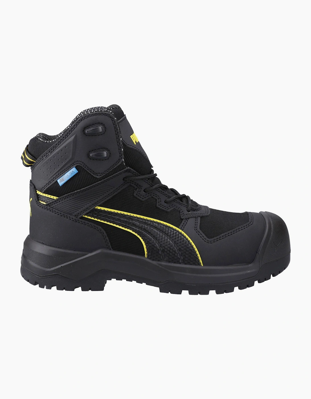 Puma Safety Rock Heavy Duty Waterproof Mens Boots Black/Yellow
