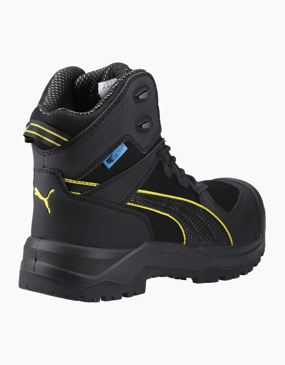 Puma Safety Rock Heavy Duty Waterproof Mens Boots Black/Yellow