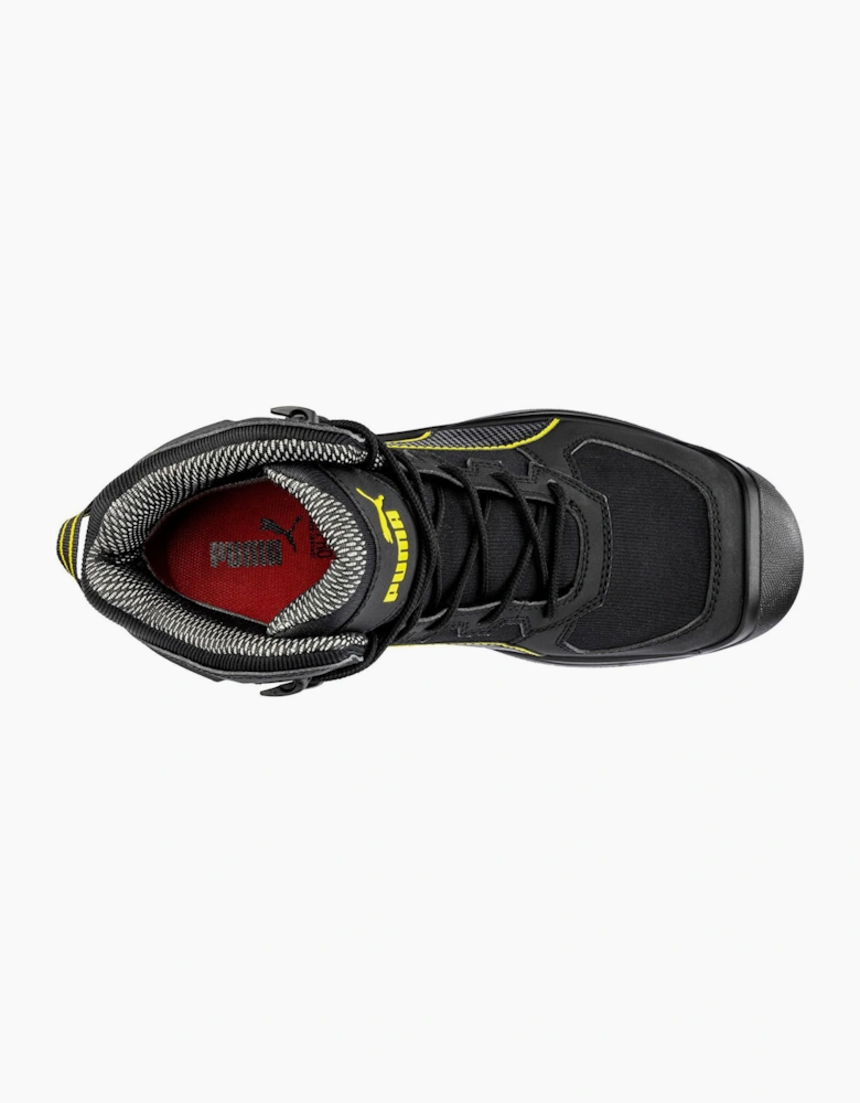 Puma Safety Rock Heavy Duty Waterproof Mens Boots Black/Yellow
