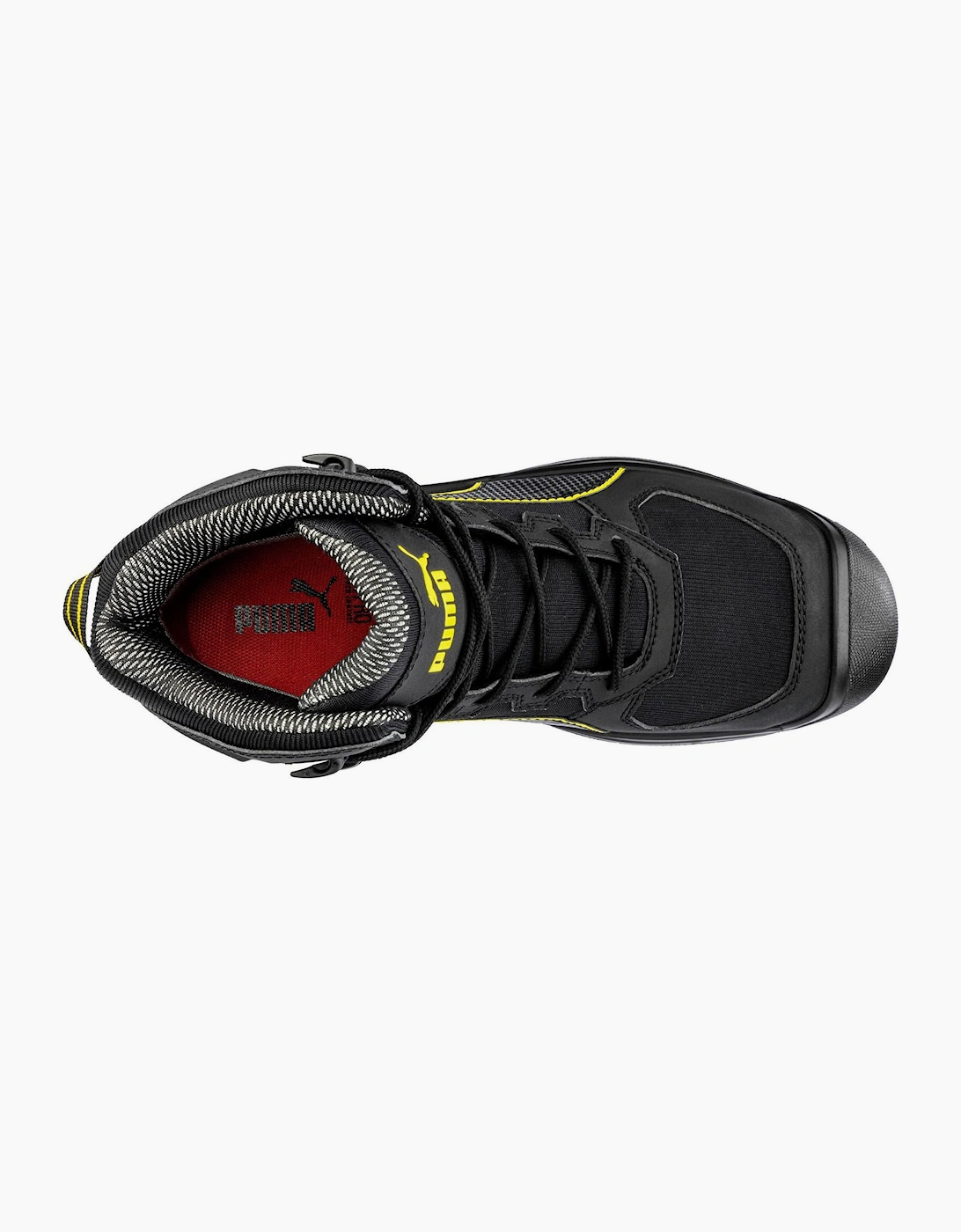 Puma Safety Rock Heavy Duty Waterproof Mens Boots Black/Yellow