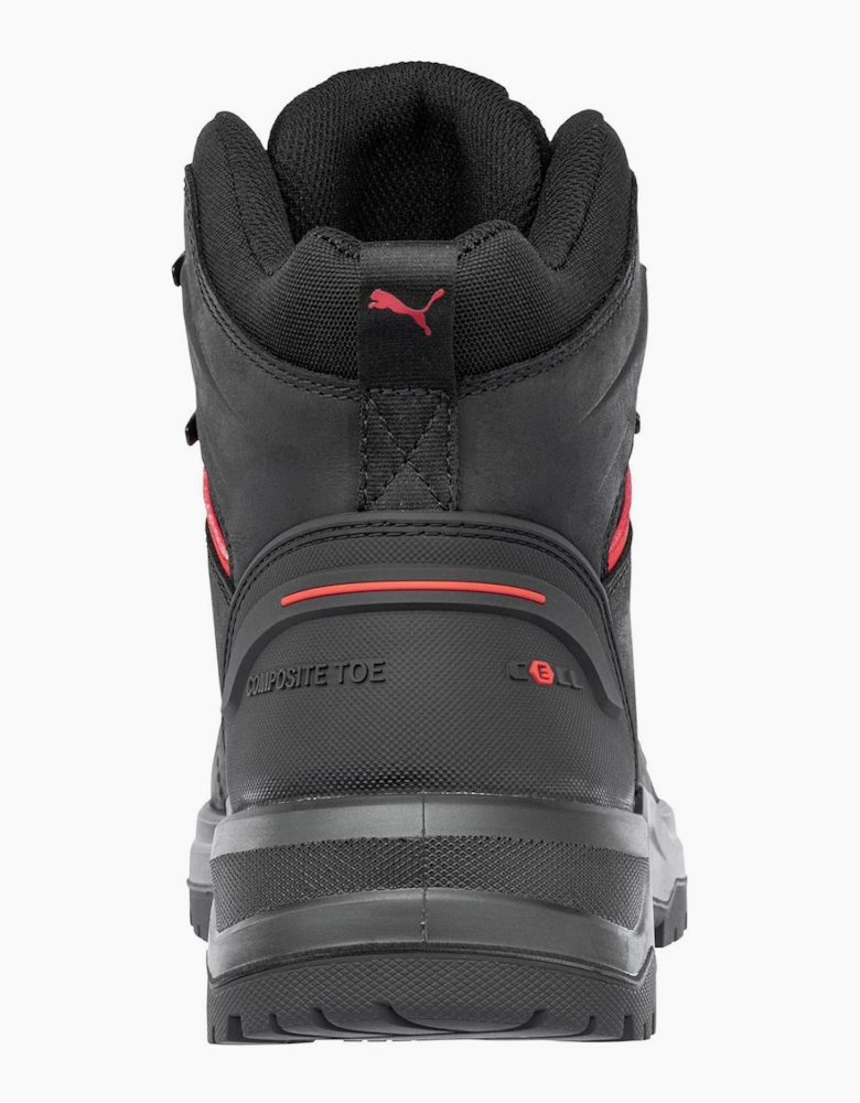 Puma Safety Iron Heavy Duty Boots Mens Black/Red