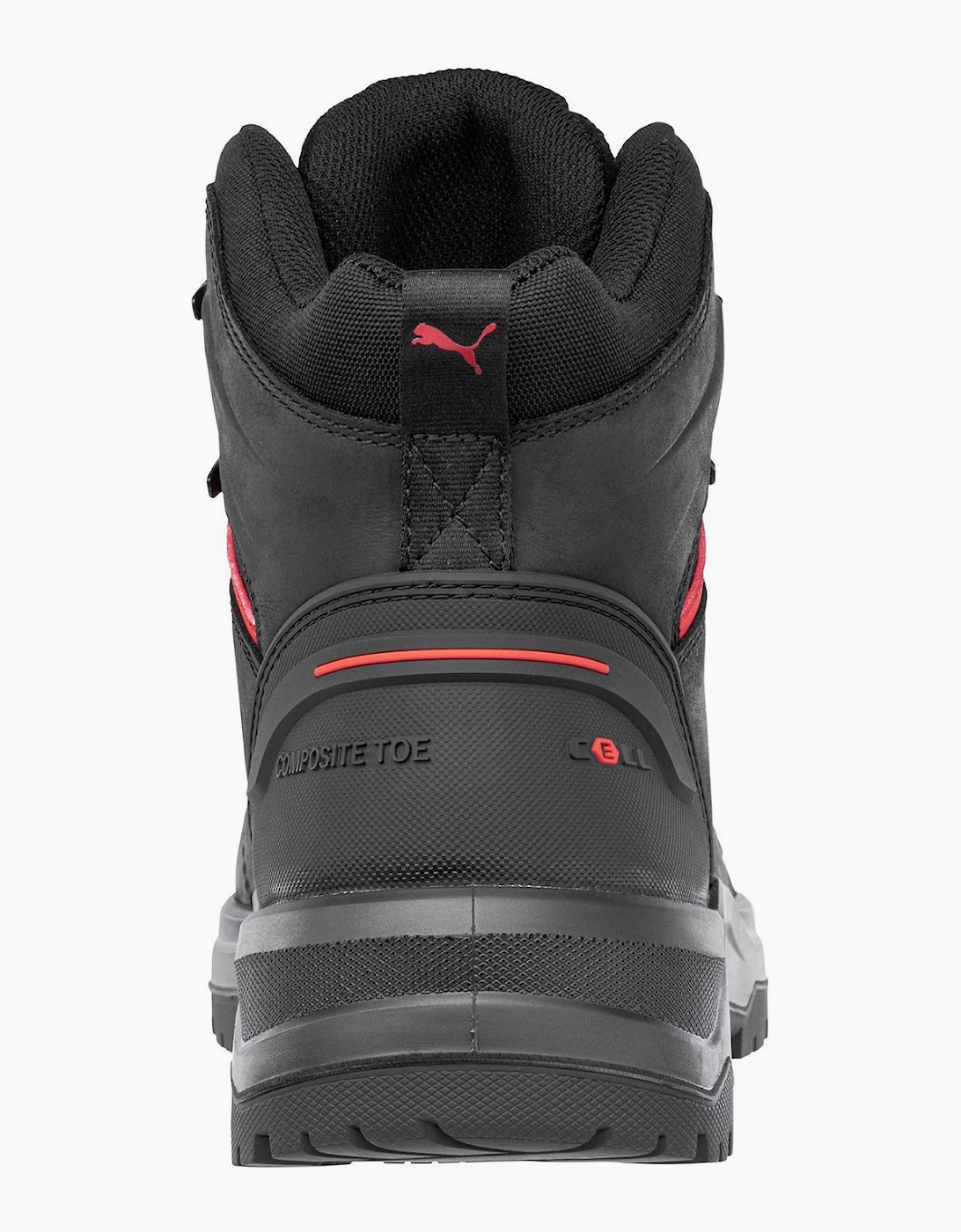 Puma Safety Iron Heavy Duty Boots Mens Black/Red