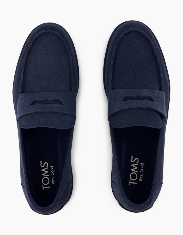 Toms Navi TRVL LITE Havana Mens Loafers Navy
