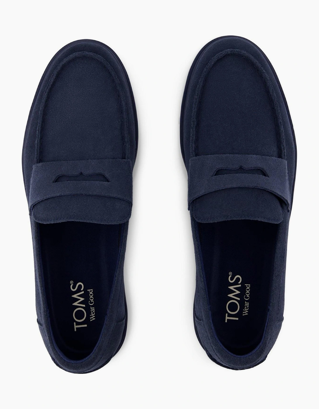 Toms Navi TRVL LITE Havana Mens Loafers Navy