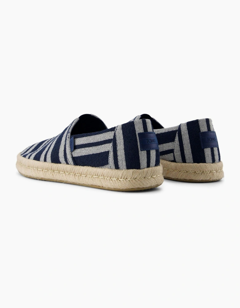 Toms Alpargata Rope 2.0 Mens Slip On Shoes Navy