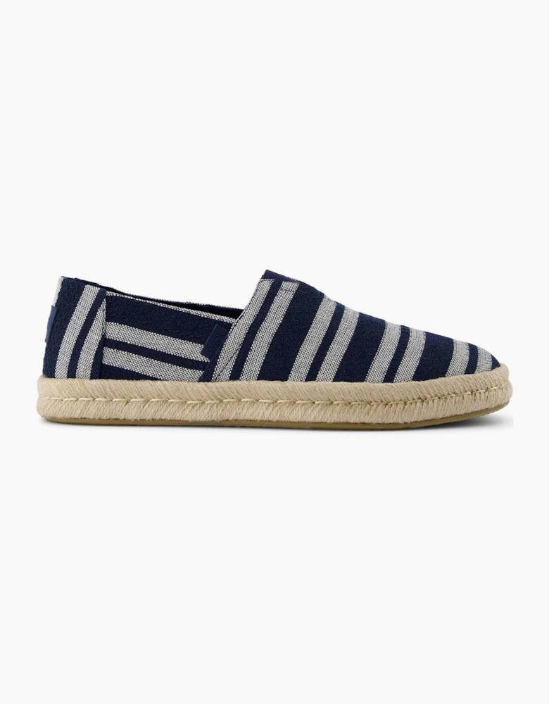Toms Alpargata Rope 2.0 Mens Slip On Shoes Navy