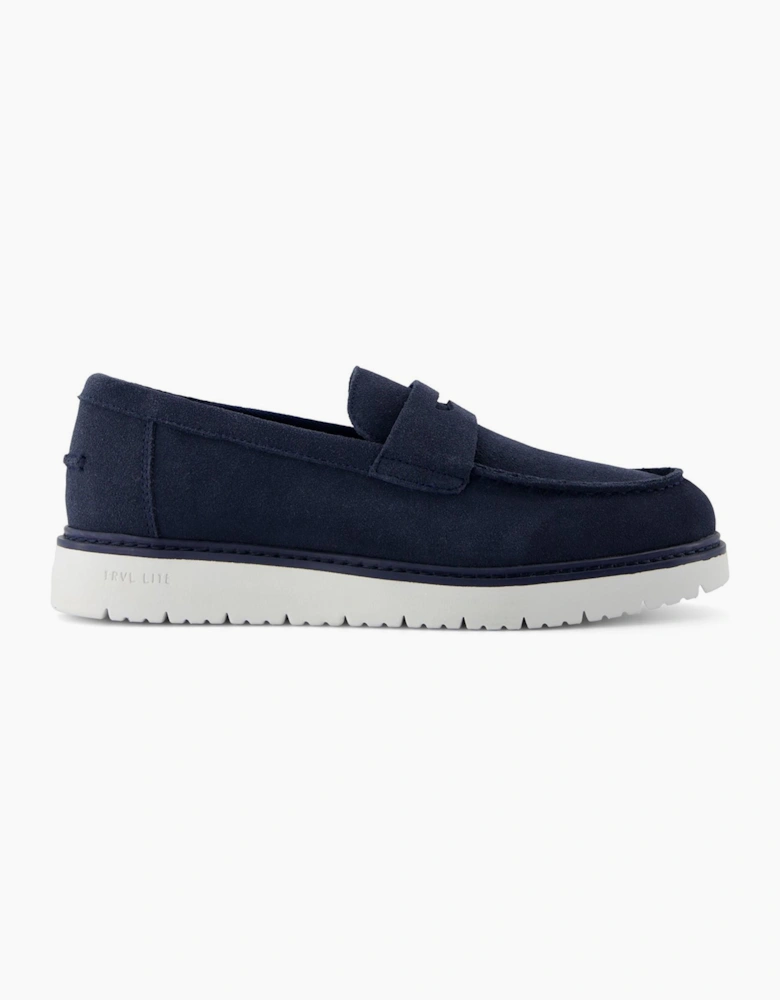 Toms Navi TRVL LITE Havana Mens Loafers Navy